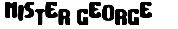 Mister George font preview